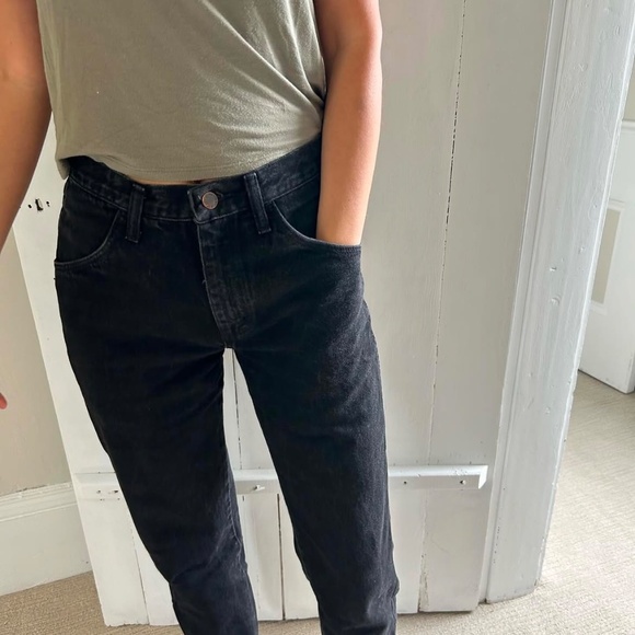 30/30 Rustler Black denim jeans - Picture 3 of 4